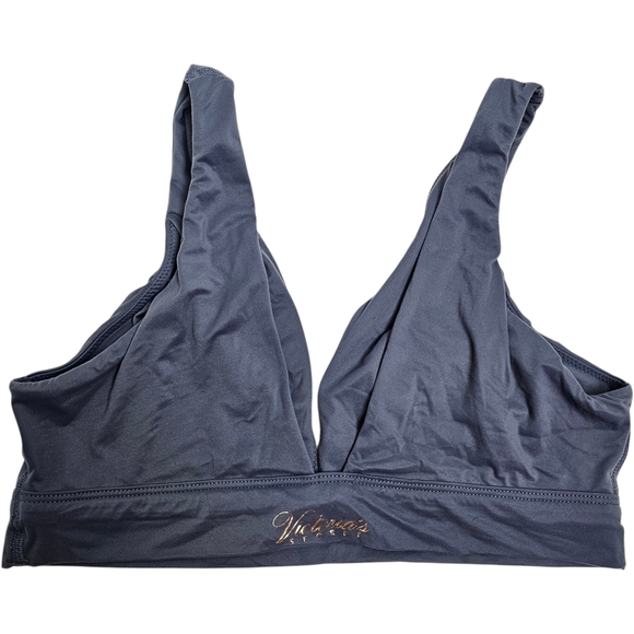 Victoria's Secret Gray Plunge Bralette Unpadded Soft Large - Picture 2 of 7